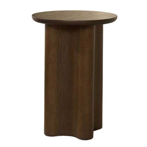 NED Collections Luma Side Table - Brown Oak